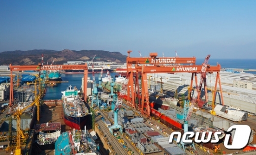 현대중공업 울산조선소 전경. /사진=뉴스1
