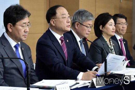 [머니S포토] 홍남기 부총리, 