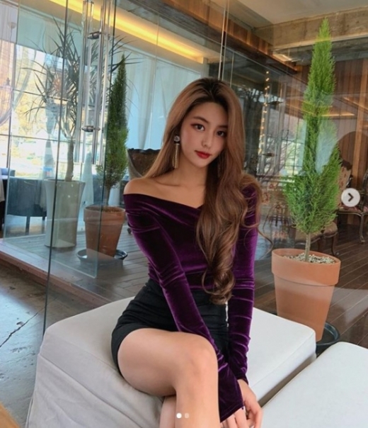 모델 정유나. /사진=정유나 인스타그램 캡처