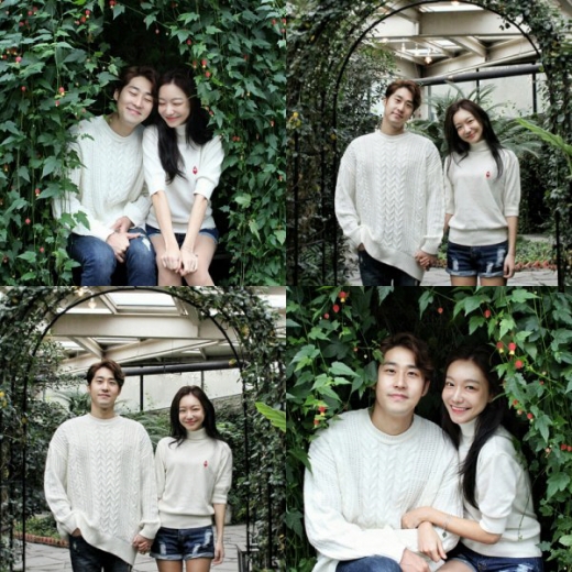 배우 신소율-김지철 커플. /사진=모먼트글로벌 제공