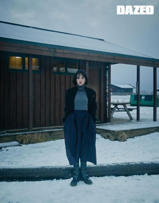 [★화보] 윤승아, 아이슬란드 설원 위 '얼음공주' 자태