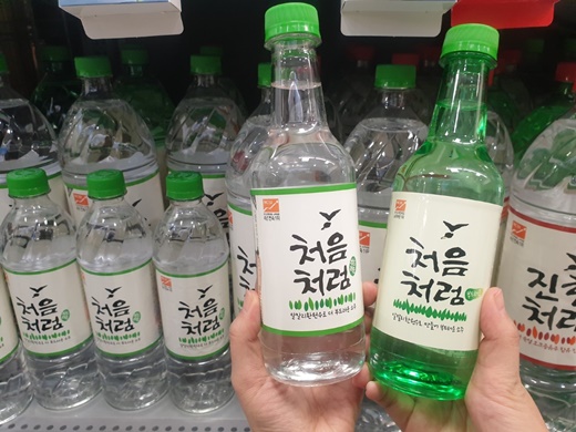 '처음처럼' 페트병. /사진=롯데주류 제공