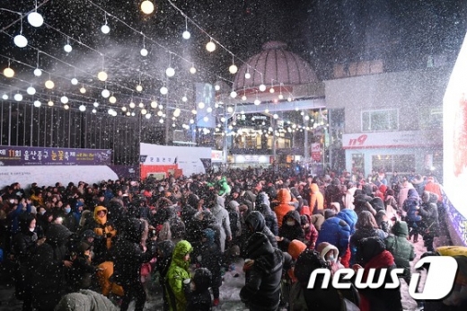 지난 2016년 12월 울산 중구 성남동 일원에서 개최된 눈꽃축제. /사진=뉴스1