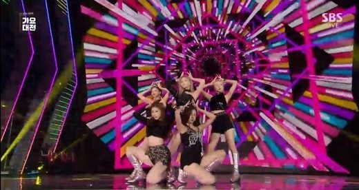 그룹 있지(ITZY). /사진='2019 SBS 가요대전' 방송 캡처