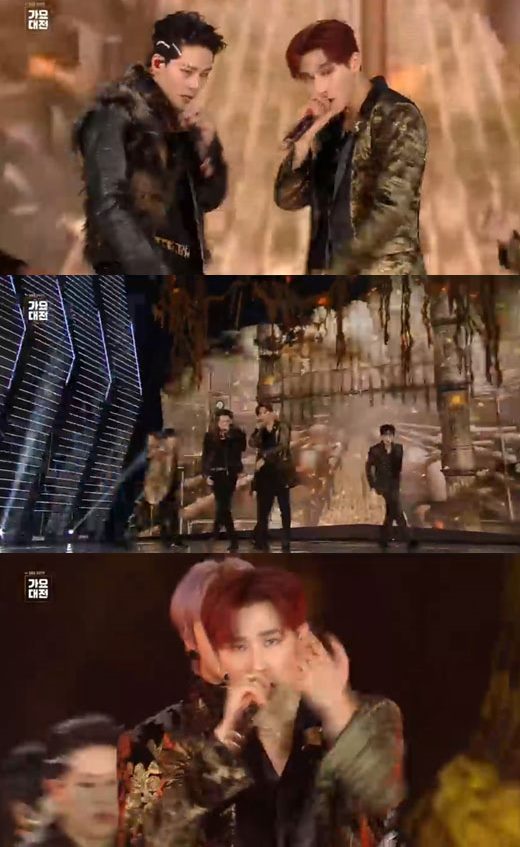 그룹 몬스타엑스. /사진='2019 SBS 가요대전' 방송 캡처