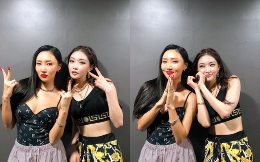 청하 인증샷. /사진=청하 공식 SNS 캡처  