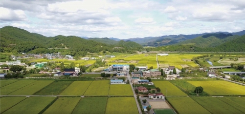 ▲새해부터 전남 화순군 사평(沙坪)면으로 명칭이 변경되는 남면 전경/사진=화순군