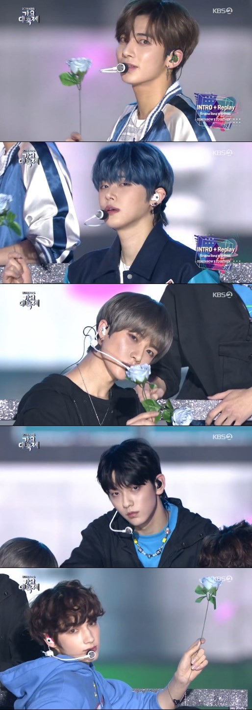 투모로우바이투게더. /사진=KBS '가요대축제' 방송화면 캡처