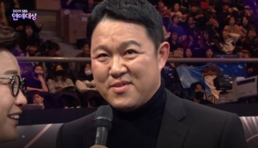 방송인 김구라. /사진=2019 SBS 연예대상 방송화면 캡처