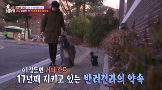 ‘TV동물농장’에서 황철용 수의사와 사는 반려견 모습. /사진=SBS 'TV동물농장' 방송화면 캡처