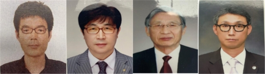 좌측부터(문화부문 이기일 매향리스튜디오 예술감독, 예술부문에 양진춘 한국예총 화성지회장, 교육부분 정희준 송호·지학장학재단 이사장, 체육부문 주병기 화성시댄스스포츠연맹 회장). / 사진제공=화성시
