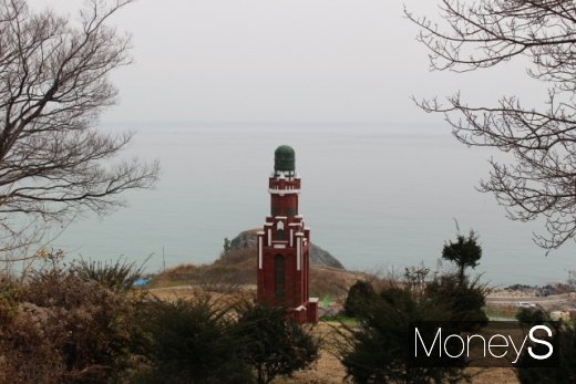 등기산공원 브레머하펜 등대. /사진=박정웅 기자
