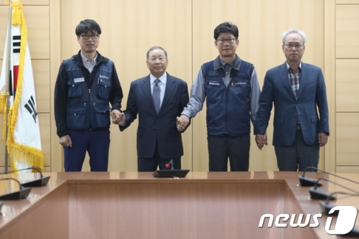 지난해 9월 노·노·사·정 합의를 통해 해고자 복직에 나선 쌍용자동차. /사진=뉴스1 오대일 기자