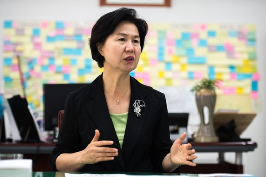 지난해 고의적으로 일부 재산변동을 누락했다는 혐의를 받고 있는 김수영 양천구청장. /사진=뉴스1