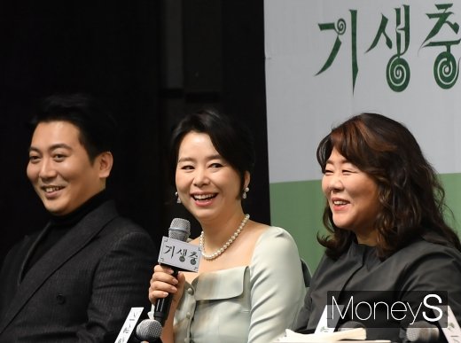 19일 오전 11시 서울 웨스틴 조선호텔 1층에서는 영화 '기생충' 기자 간담회가 열려 아카데미 수상 이후 이야기를 전했다. /사진=장동규 기자
