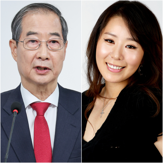 오윤혜 '호텔 발언' 한덕수 명예훼손 고소