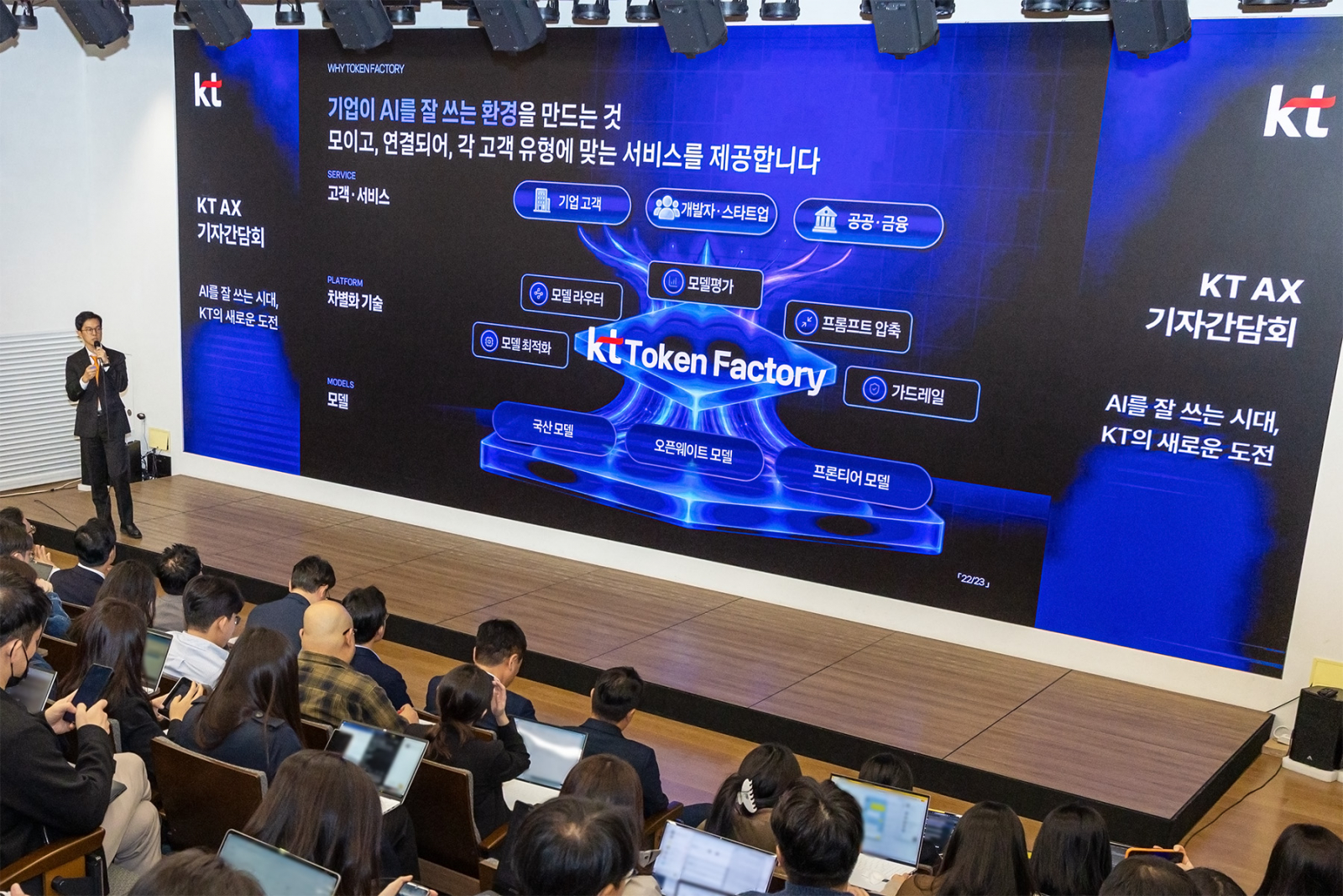 AI 모델 73종 한데 모아 '기업 AX 플랫폼' 연 KT 토큰팩토리